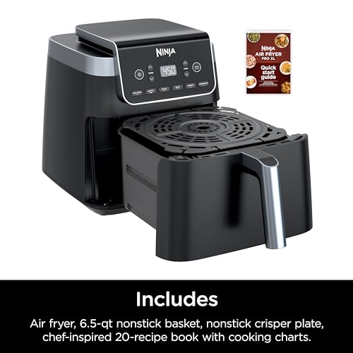 Ninja Pro XL 6-in-1 Air Fryer, 6.5-Quart Large Capacity with Max Crisp Technology