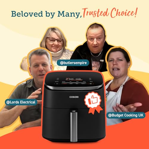 COSORI TurboBlaze 6L Air Fryer ā Compact Design, 9 Functions, Energy Saving