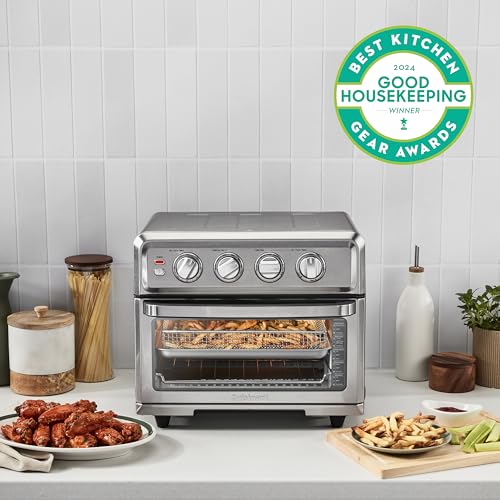 Cuisinart 8-in-1 Air Fryer Toaster Oven with Grill, Stainless Steel