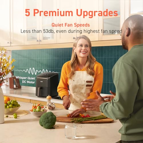 COSORI TurboBlaze 6-Quart Air Fryer, 9-in-1 Compact Large Capacity with Turbo Mode & Precise Temperature Control
