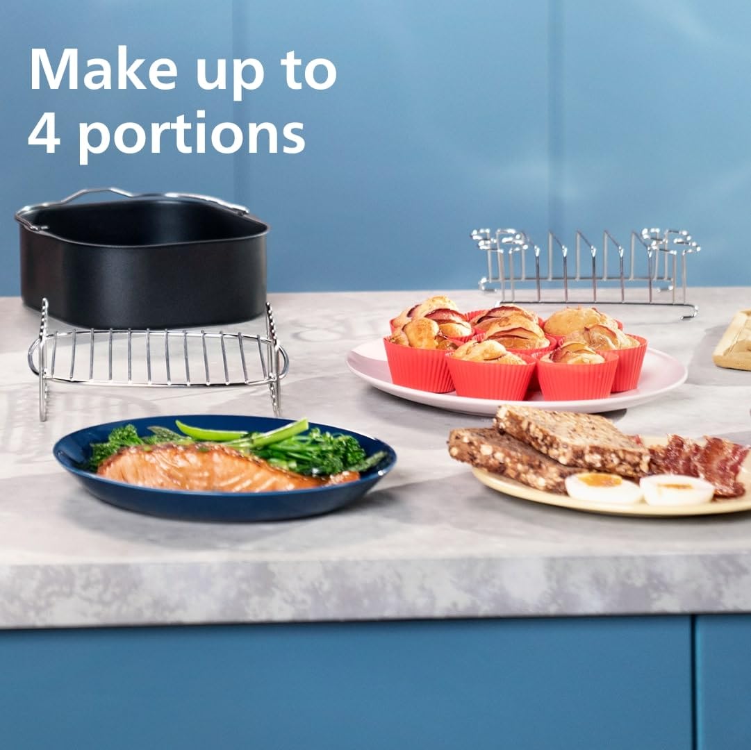 Philips Dual Basket 9L Air Fryer – Touchscreen with Rapid Air Technology