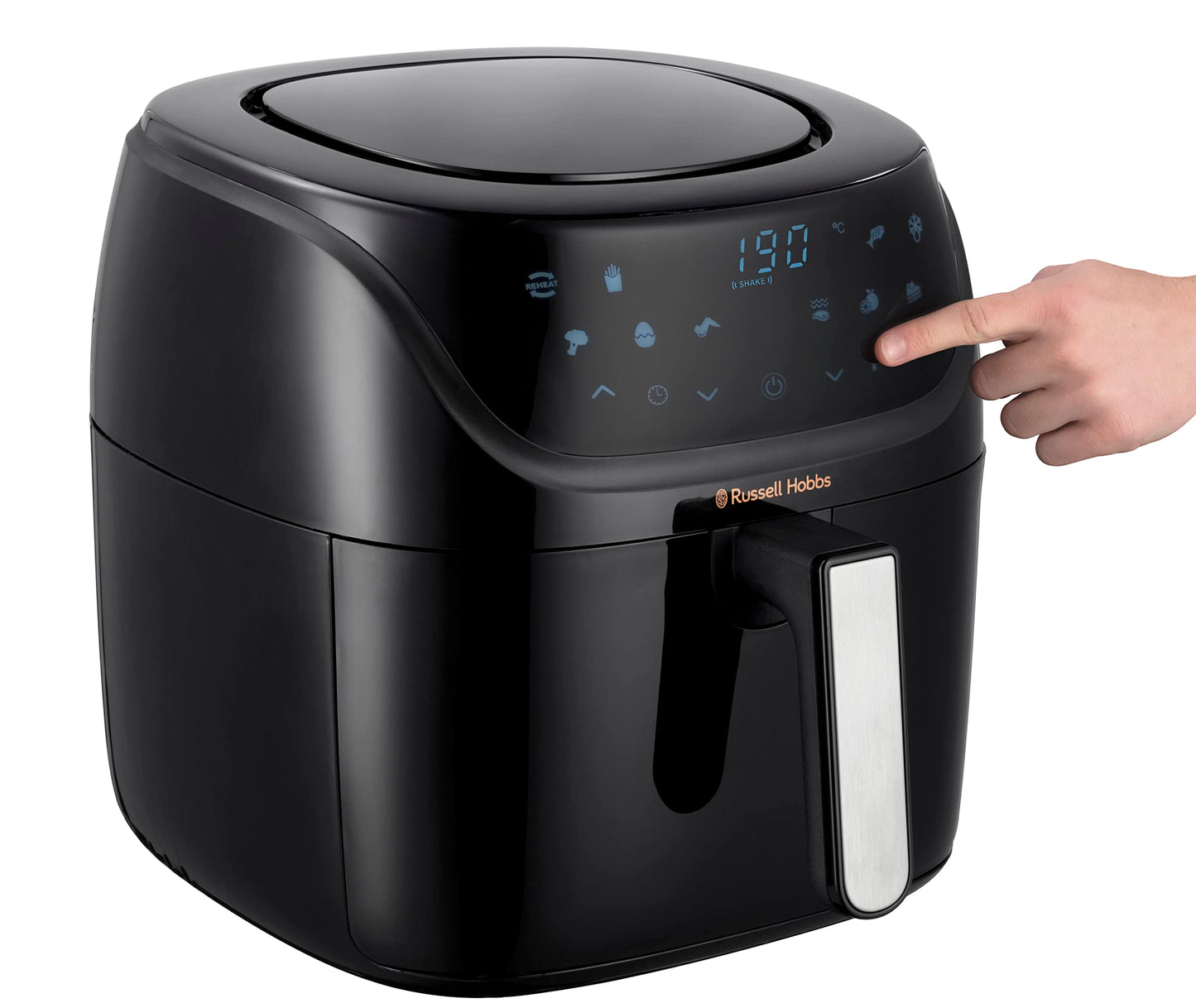 Russell Hobbs XXL Digital Air Fryer – 8L, 7 Functions, 10 Programs, Compact