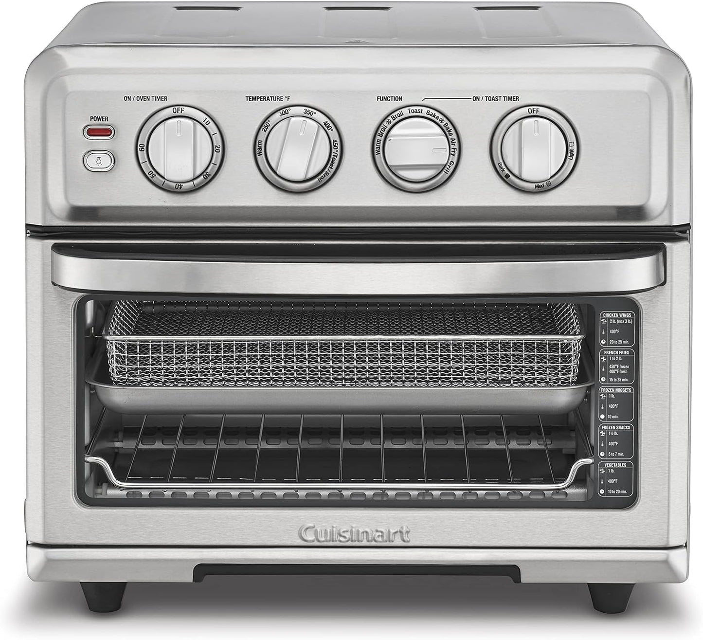 Cuisinart 8-in-1 Air Fryer Toaster Oven with Grill, Stainless Steel