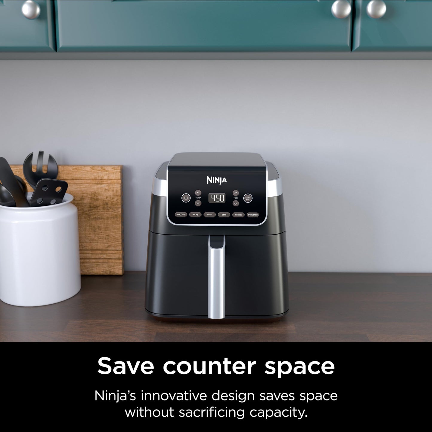 Ninja Pro XL 6-in-1 Air Fryer, 6.5-Quart Large Capacity with Max Crisp Technology