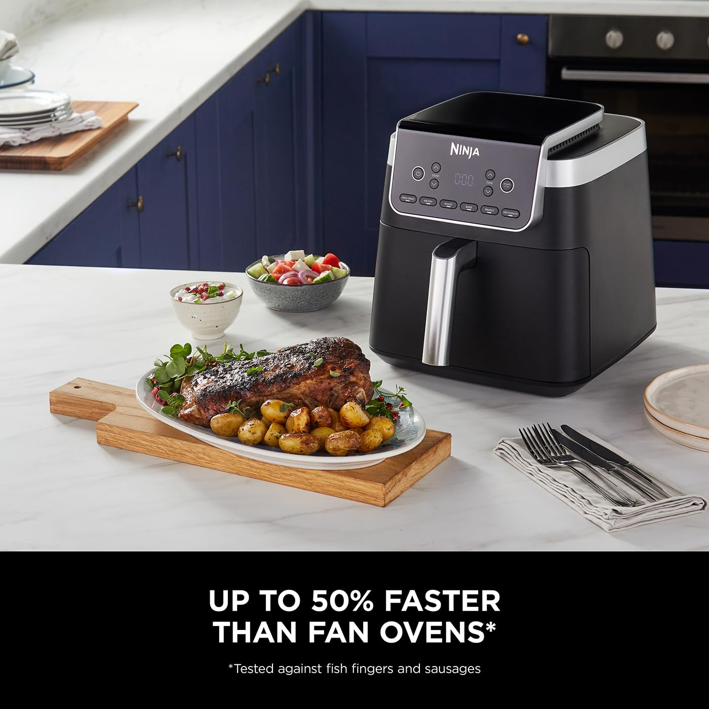 Ninja MAX PRO 6.2L Air Fryer – Digital Single Drawer, Roast, Bake & Reheat