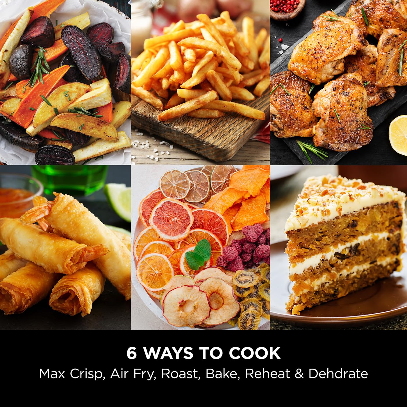 Ninja MAX PRO 6.2L Air Fryer – Digital Single Drawer, Roast, Bake & Reheat