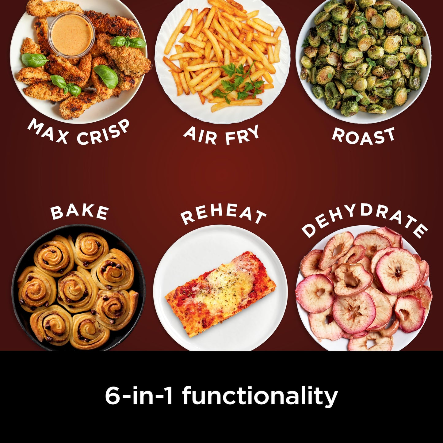 Ninja Pro XL 6-in-1 Air Fryer, 6.5-Quart Large Capacity with Max Crisp Technology