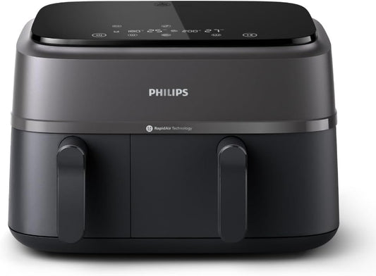 Philips Dual Basket 9L Air Fryer – Touchscreen with Rapid Air Technology