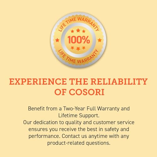 COSORI Dual Air Fryer 10L – Single & Double Zone, 8-in-1 Cooking, Smart Control