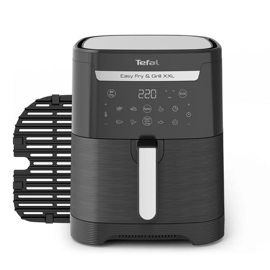 Tefal Easy Fry XXL 2-in-1 Air Fryer & Grill – 6.5L Capacity, 8 Programs, Black