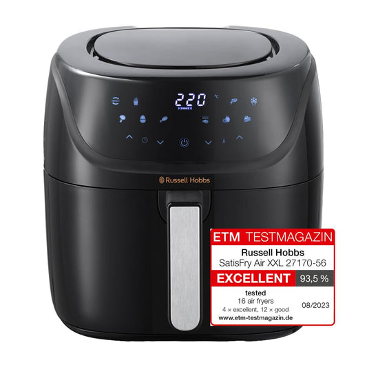 Russell Hobbs XXL Digital Air Fryer – 8L, 7 Functions, 10 Programs, Compact