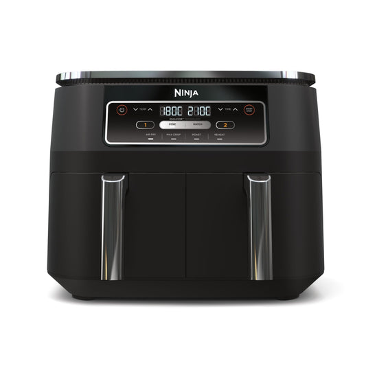Ninja Foodi Dual Zone Air Fryer – 7.6L, 2 Drawers, 4-in-1 Functions, Black