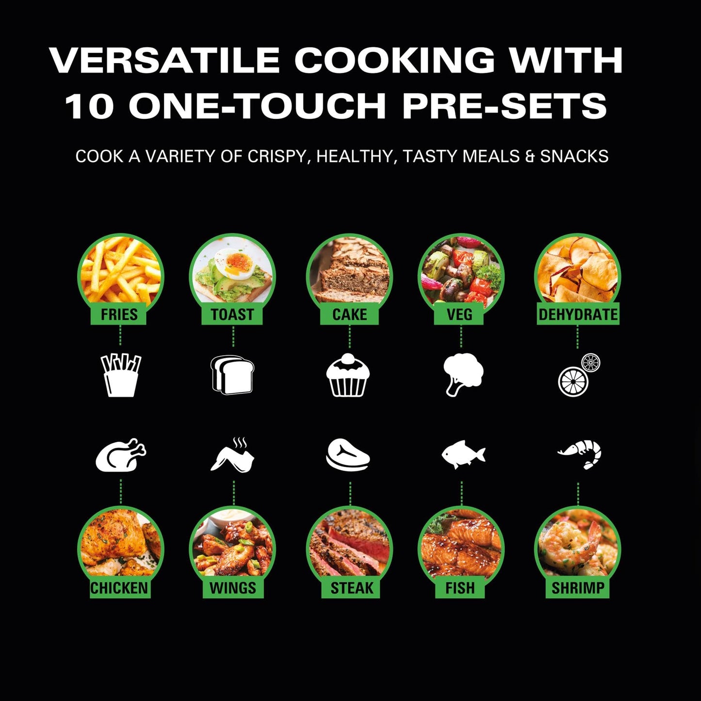 Hamilton Beach 11L Dual Air Fryer – VisionCook Window, 10 Presets, Smart Finish