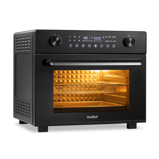 VonShef 28L Air Fryer Oven – Digital Countertop Convection with Rotisserie