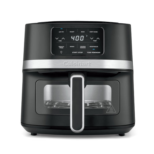 Cuisinart 4.5-Quart Air Fryer, Stainless Steel & Black with 4 Cooking Functions