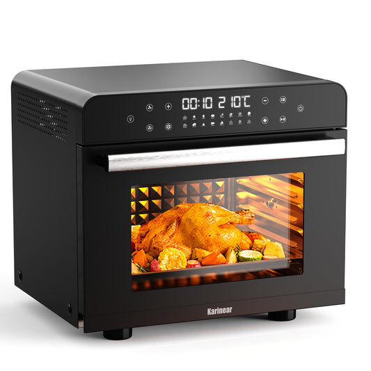 Karinear 36L Air Fryer Oven – Large Capacity, Stainless Steel, Full Accessory Set