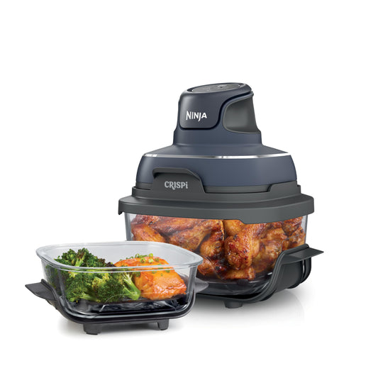 Ninja Crispi 4-in-1 Portable Glass Air Fryer Cooking System, 4-Quart