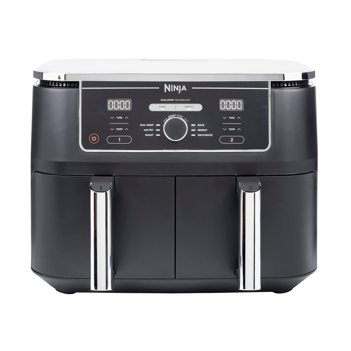 Ninja Foodi MAX Dual Zone Air Fryer – 9.5L, 2 Drawers, 6-in-1 Cooking, Black