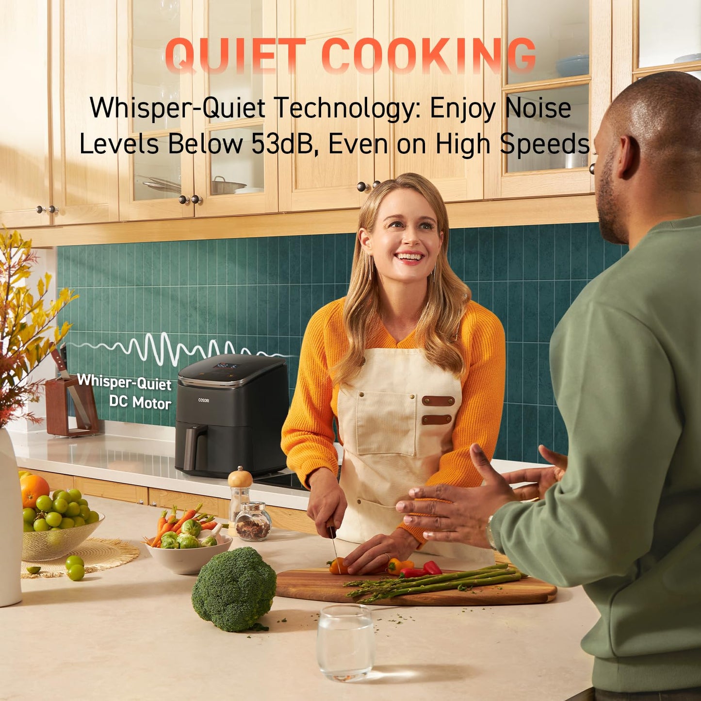 COSORI TurboBlaze 6L Air Fryer – Compact Design, 9 Functions, Energy Saving